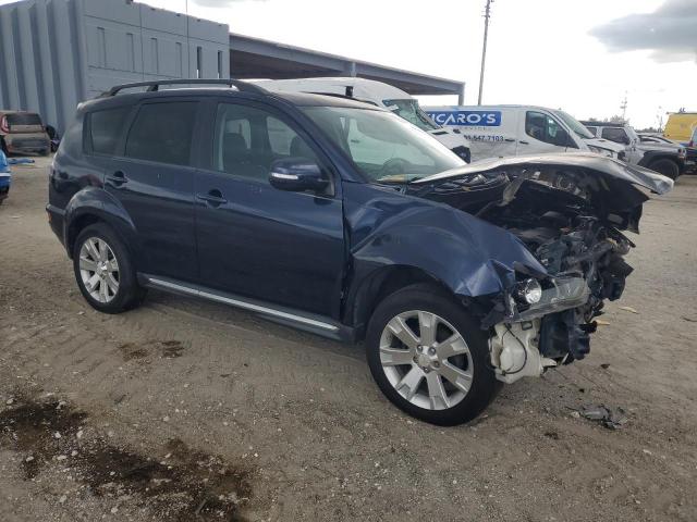JA4AS3AW1AZ018825 - 2010 MITSUBISHI OUTLANDER SE BLUE photo 4