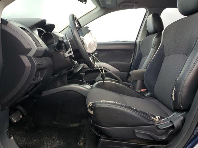 JA4AS3AW1AZ018825 - 2010 MITSUBISHI OUTLANDER SE BLUE photo 7
