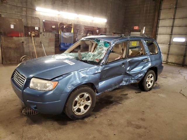 JF1SG63657H722721 - 2007 SUBARU FORESTER 2.5X BLUE photo 1