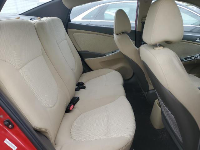 KMHCT4AE1CU125202 - 2012 HYUNDAI ACCENT GLS RED photo 10