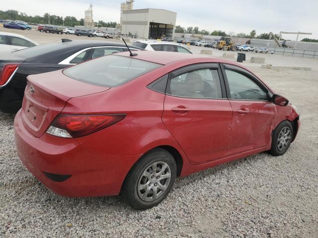 KMHCT4AE1CU125202 - 2012 HYUNDAI ACCENT GLS RED photo 3