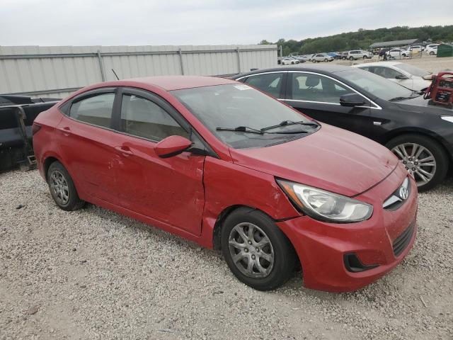 KMHCT4AE1CU125202 - 2012 HYUNDAI ACCENT GLS RED photo 4