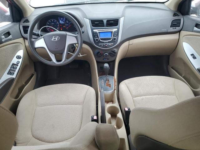 KMHCT4AE1CU125202 - 2012 HYUNDAI ACCENT GLS RED photo 8