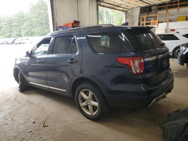 1FM5K8D89HGA08417 - 2017 FORD EXPLORER XLT BLUE photo 2