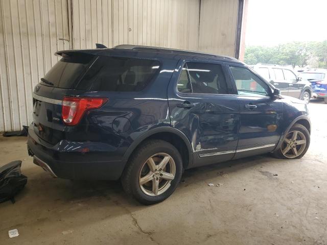 1FM5K8D89HGA08417 - 2017 FORD EXPLORER XLT BLUE photo 3