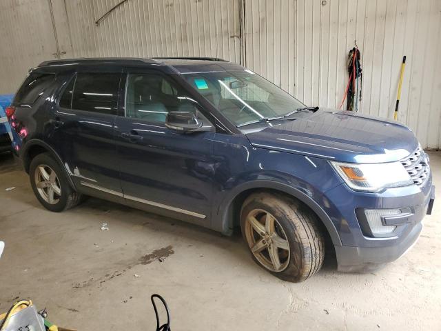 1FM5K8D89HGA08417 - 2017 FORD EXPLORER XLT BLUE photo 4
