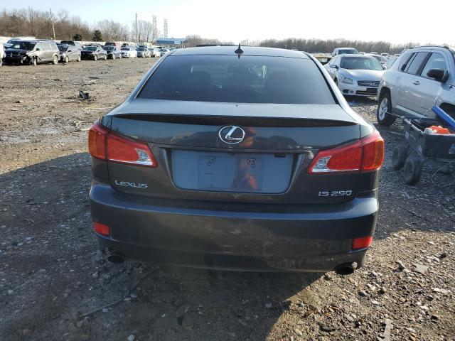 JTHBF5C24A5113292 - 2010 LEXUS IS 250 BLACK photo 6