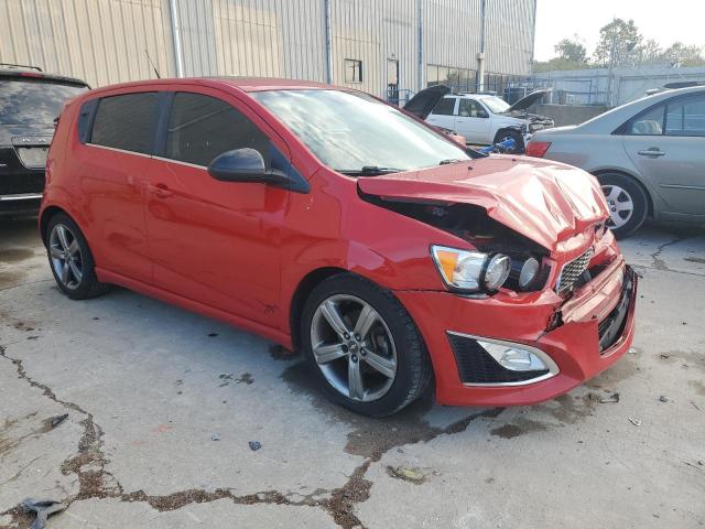 1G1JG6SB0D4168732 - 2013 CHEVROLET SONIC RS RED photo 4