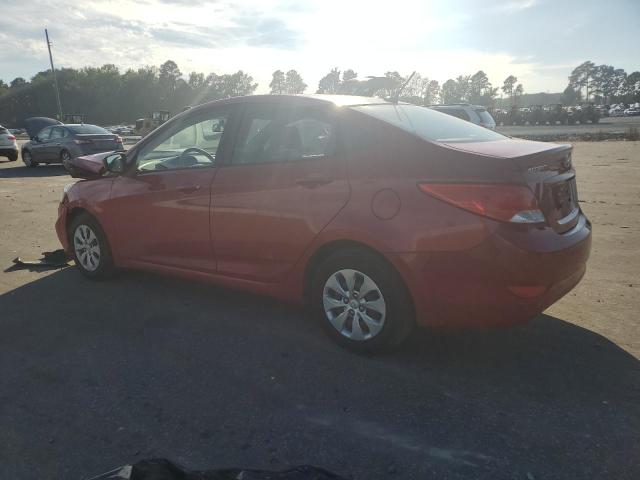 KMHCT4AE5HU245592 - 2017 HYUNDAI ACCENT SE RED photo 2