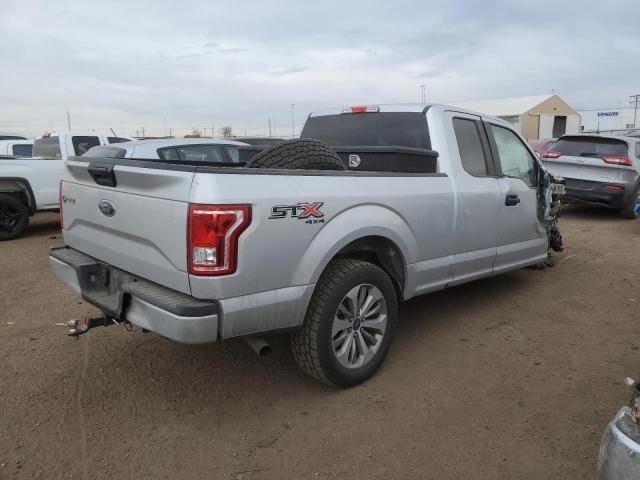 1FTEX1EP2HKE36958 - 2017 FORD F150 SUPER CAB SILVER photo 3