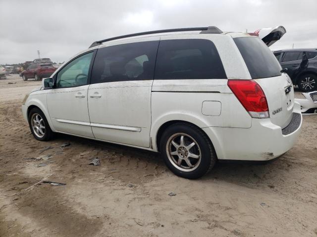 5N1BV28U05N106760 - 2005 NISSAN QUEST S WHITE photo 2