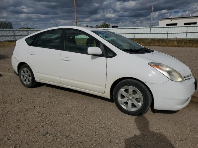 JTDKB22U753035901 - 2005 TOYOTA PRIUS WHITE photo 4