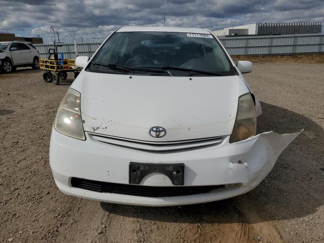 JTDKB22U753035901 - 2005 TOYOTA PRIUS WHITE photo 5