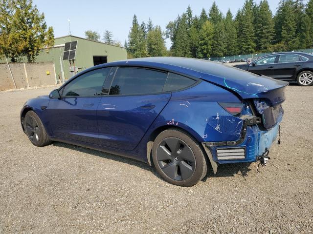 5YJ3E1EA5MF013596 - 2021 TESLA MODEL 3 Mavi fotoğraf 2