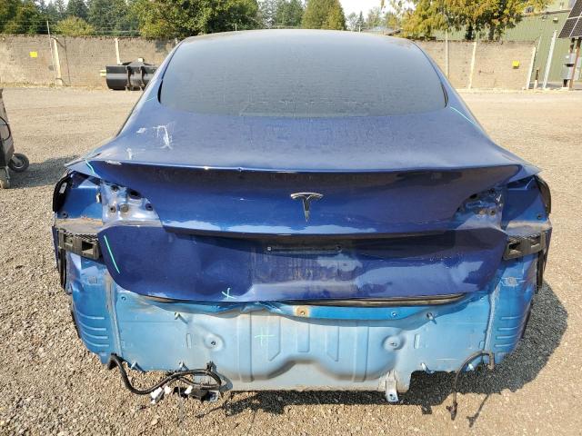 5YJ3E1EA5MF013596 - 2021 TESLA MODEL 3 Mavi fotoğraf 6