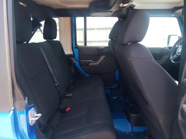 1C4BJWDG3FL521236 - 2015 JEEP WRANGLER U SPORT BLUE photo 10
