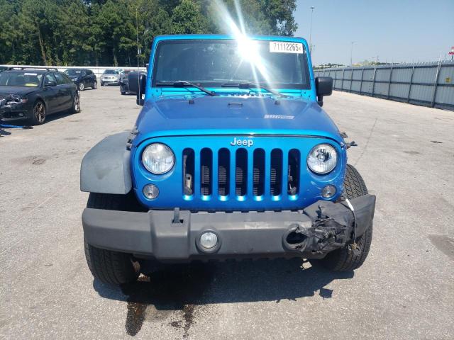 1C4BJWDG3FL521236 - 2015 JEEP WRANGLER U SPORT BLUE photo 5