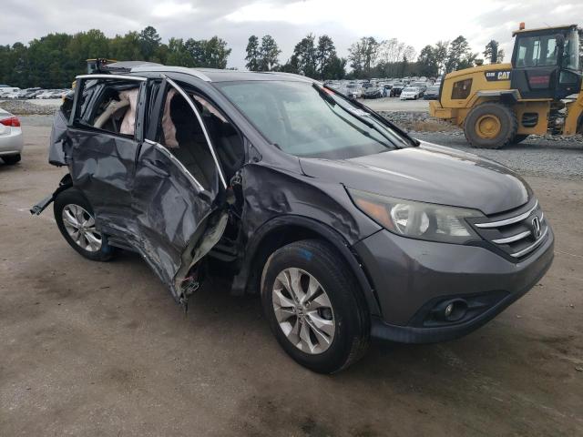 2HKRM4H72EH641097 - 2014 HONDA CR-V EXL GRAY photo 4