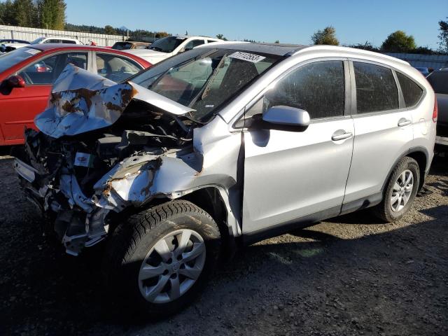 2HKRM4H74EH649511 - 2014 HONDA CR-V EXL SILVER photo 1