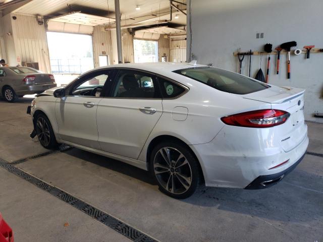 3FA6P0D97KR187020 - 2019 FORD FUSION TITANIUM თეთრი ფოტო 2