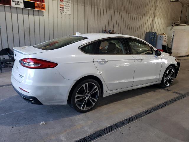 3FA6P0D97KR187020 - 2019 FORD FUSION TITANIUM თეთრი ფოტო 3