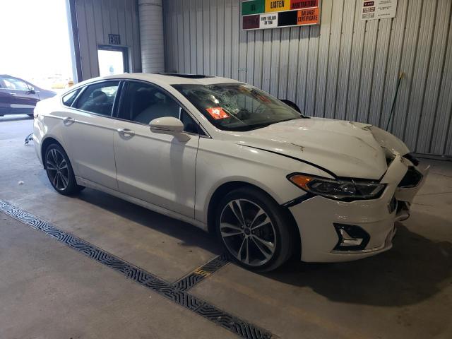 3FA6P0D97KR187020 - 2019 FORD FUSION TITANIUM თეთრი ფოტო 4