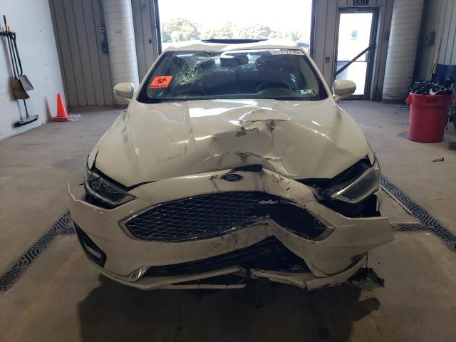 3FA6P0D97KR187020 - 2019 FORD FUSION TITANIUM თეთრი ფოტო 5