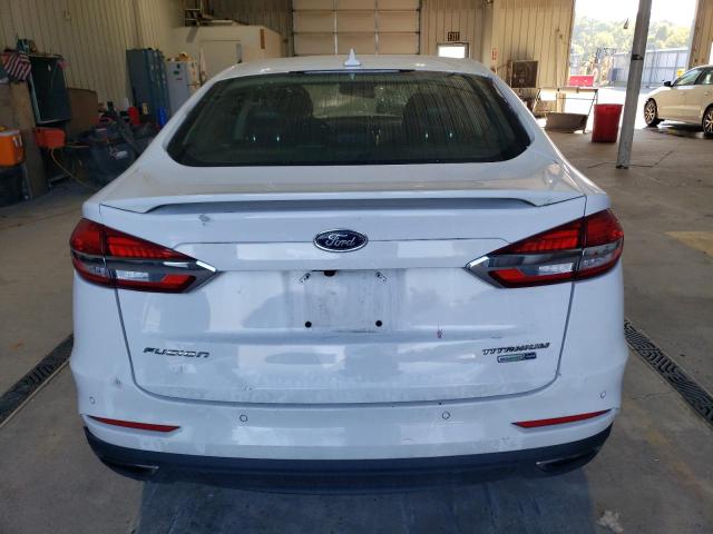 3FA6P0D97KR187020 - 2019 FORD FUSION TITANIUM თეთრი ფოტო 6