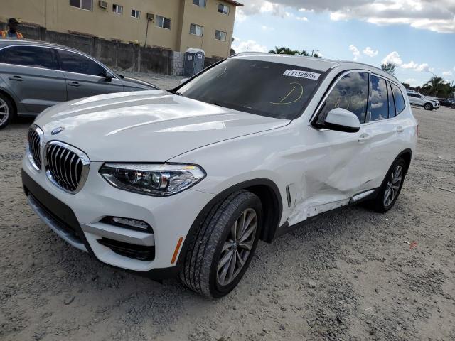 5UXTR9C51KLP94411 - 2019 BMW X3 XDRIVE30I WHITE photo 1