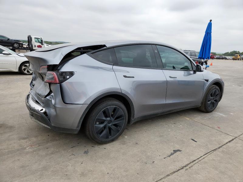 7SAYGDED8SA343418 - 2025 TESLA MODEL Y GRAY photo 3
