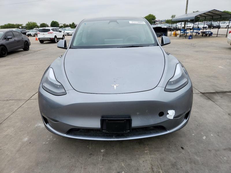 7SAYGDED8SA343418 - 2025 TESLA MODEL Y GRAY photo 5