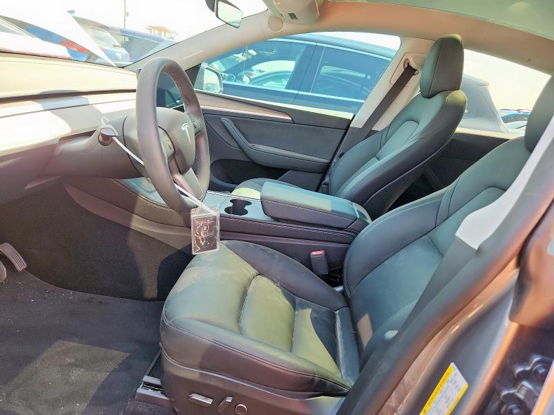 7SAYGDED8SA343418 - 2025 TESLA MODEL Y GRAY photo 7