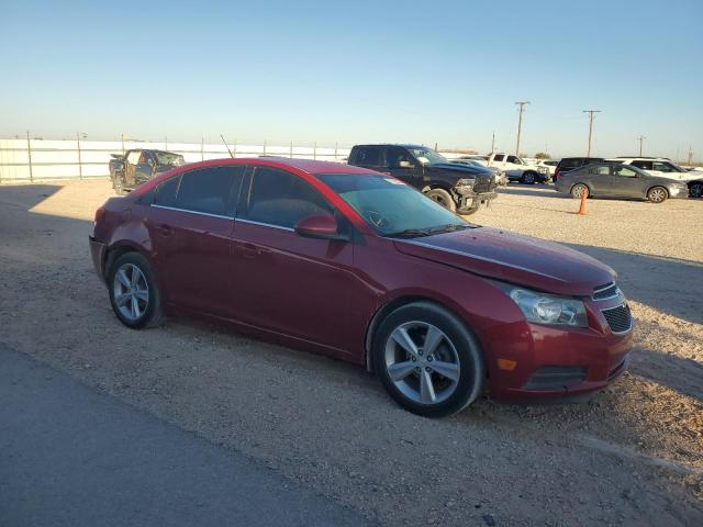 1G1PE5SB2E7309228 - 2014 CHEVROLET CRUZ LT BURGUNDY photo 4