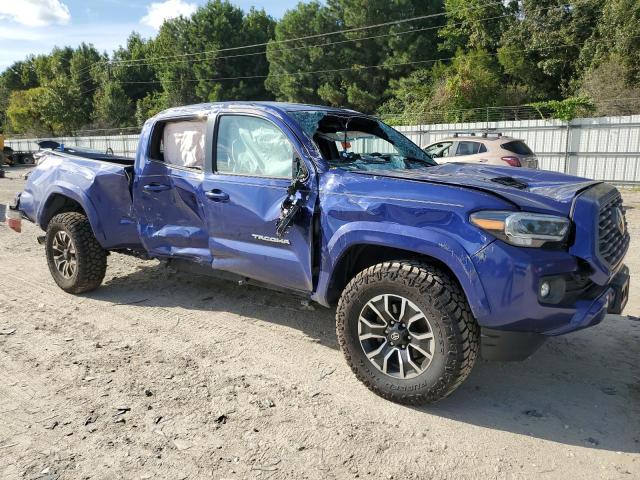 3TYDZ5BN0NT005849 - 2022 TOYOTA TACOMA DOUBLE CAB BLUE photo 4