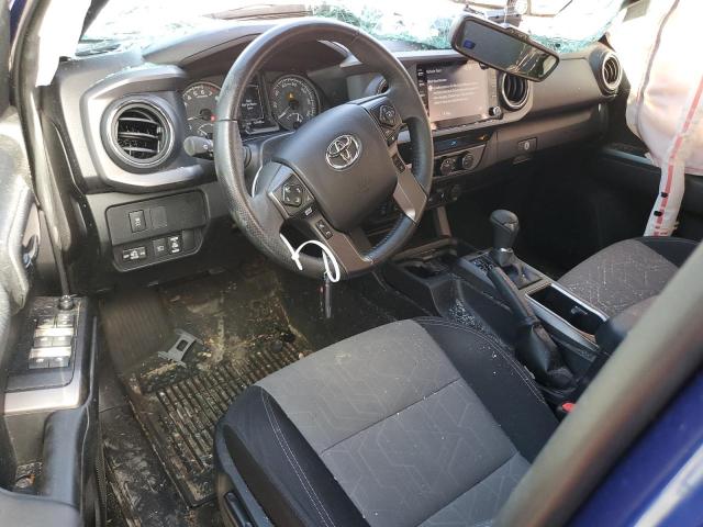 3TYDZ5BN0NT005849 - 2022 TOYOTA TACOMA DOUBLE CAB BLUE photo 8