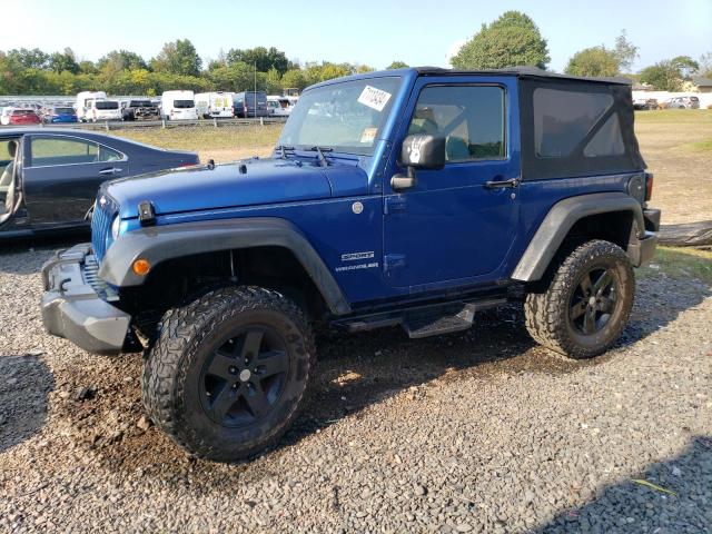 1J4AA2D12AL112356 - 2010 JEEP WRANGLER SPORT BLUE photo 1