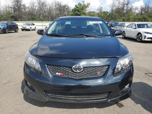 2T1BU4EE5AC237583 - 2010 TOYOTA COROLLA BASE BLACK photo 5