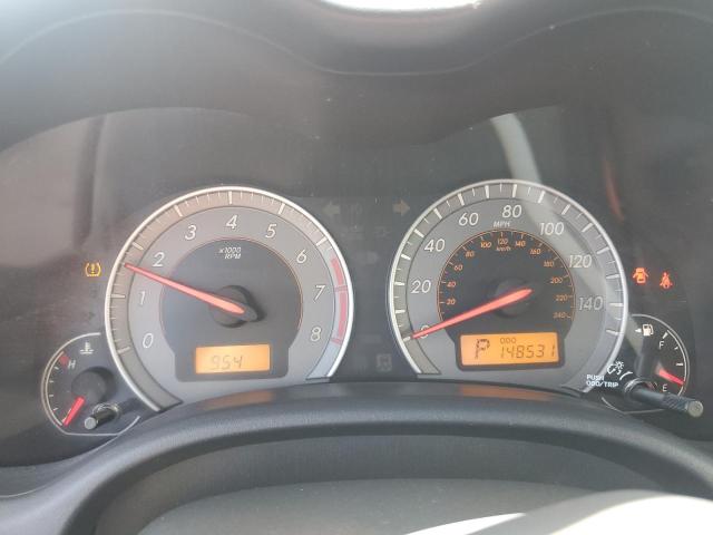 2T1BU4EE5AC237583 - 2010 TOYOTA COROLLA BASE BLACK photo 9