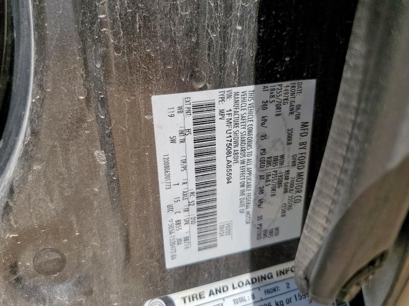 1FMFU17508LA85594 - 2008 FORD EXPEDITION EDDIE BAUER CHARCOAL photo 13