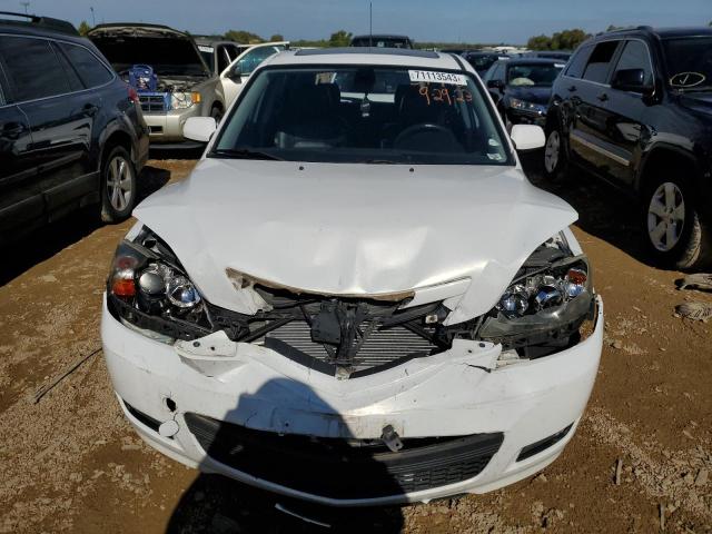 JM1BK343681864369 - 2008 MAZDA 3 HATCHBACK WHITE photo 5