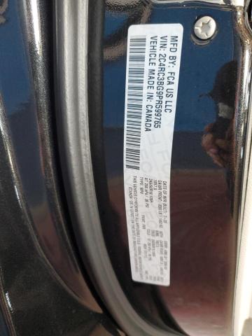 2C4RC3BG9PR599765 - 2023 CHRYSLER PACIFICA TOURING L BLACK photo 14