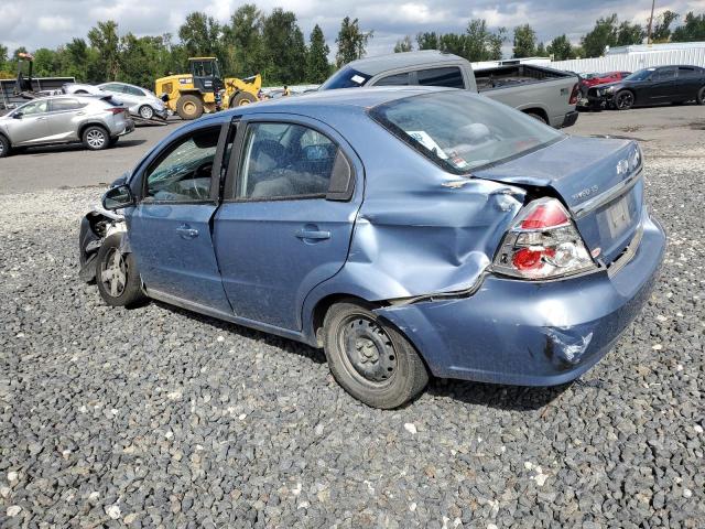 KL1TD56607B053541 - 2007 CHEVROLET AVEO BASE Mavi foto 2