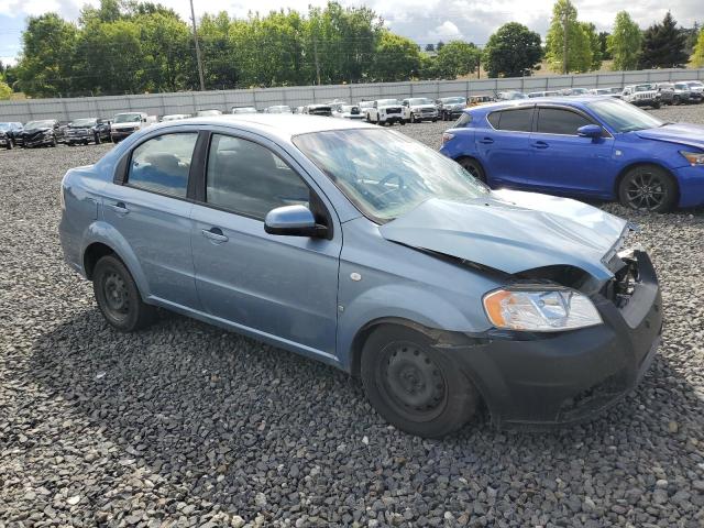 KL1TD56607B053541 - 2007 CHEVROLET AVEO BASE Mavi foto 4