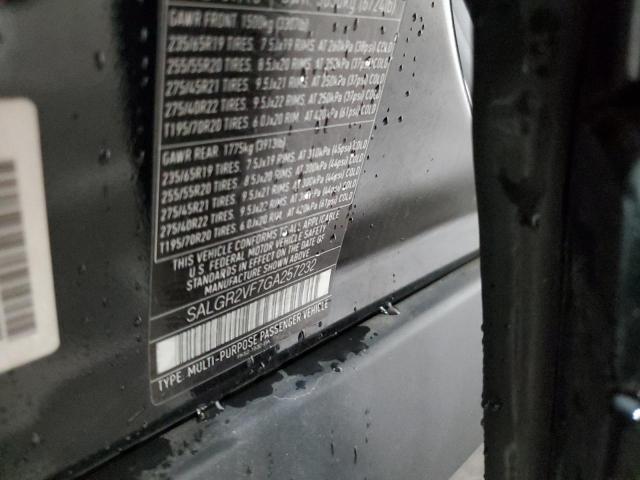 SALGR2VF7GA257232 - 2016 LAND ROVER RANGE ROVE 黑色 照片 14