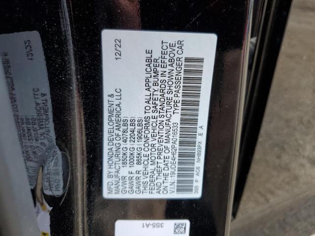 19UDE4H62PA016533 - 2023 ACURA INTEGRA A-SPEC TECH BLACK photo 12