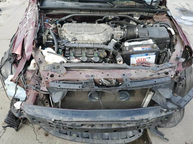 5J6TF1H52DL003644 - 2013 HONDA CROSSTOUR EXL მუქწითელი ფოტო 11