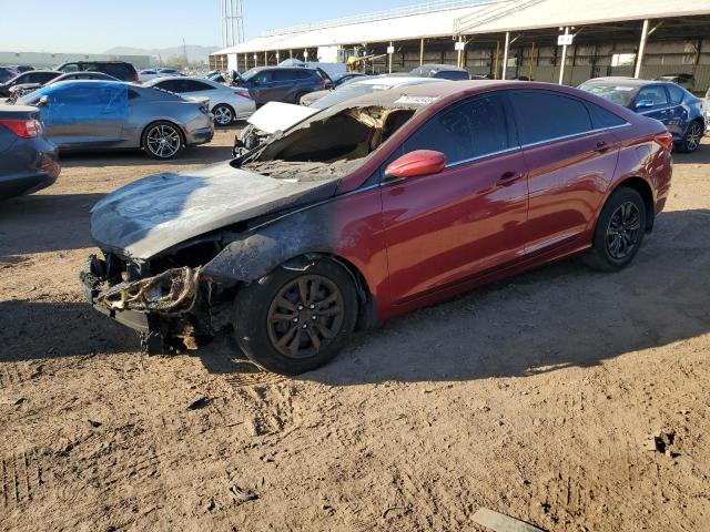 5NPEB4AC6CH321306 - 2012 HYUNDAI SONATA GLS RED photo 1