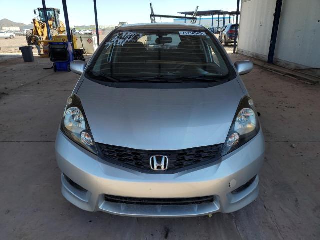 JHMGE8H53CC004687 - 2012 HONDA FIT SPORT SILVER photo 5