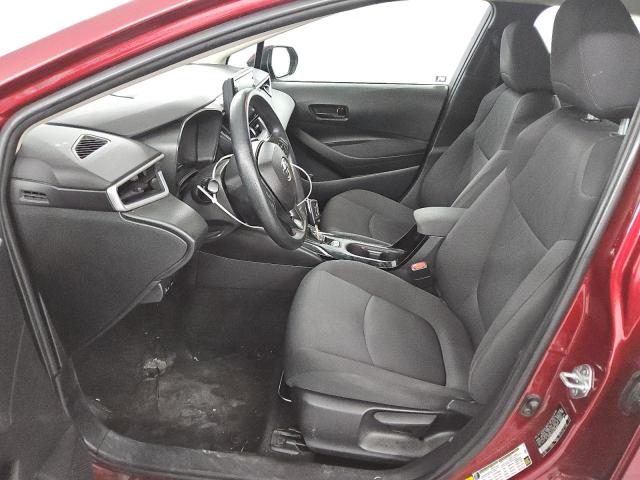 5YFEPMAE9NP280890 - 2022 TOYOTA COROLLA LE 勃艮第红 照片 7
