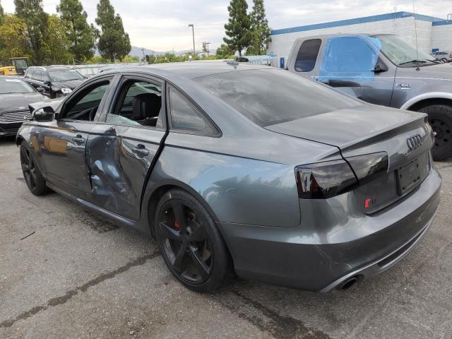 WAUHGAFC2EN076770 - 2014 AUDI A6 PRESTIGE GRAY photo 2